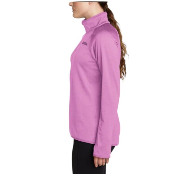 NEW Eddie Bauer Activator Grid Fleece Half Zip | Purple - Picture 5 of 8